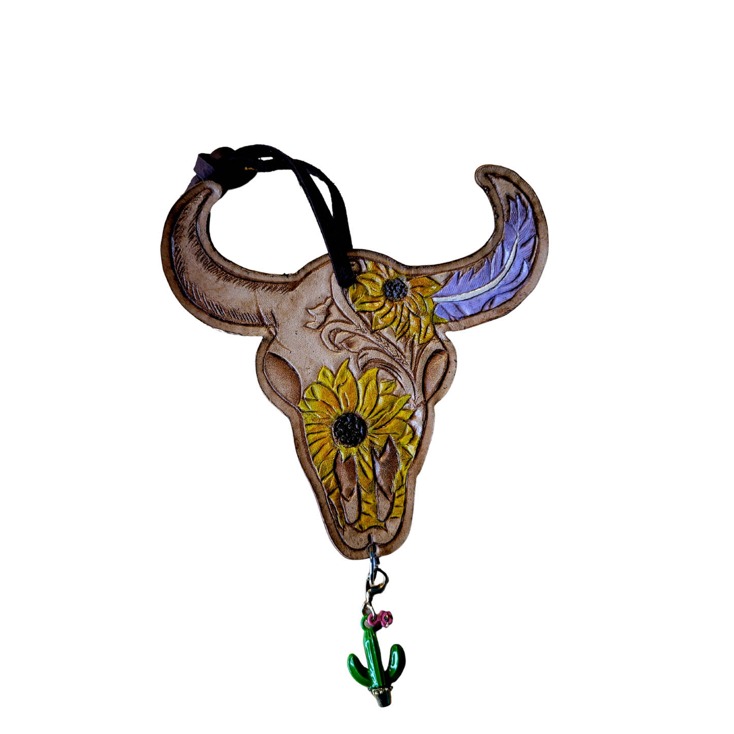 Leather Rear-view Mirror or Saddle Charms