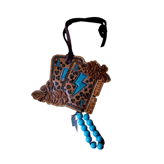 Leather Rear-view Mirror or Saddle Charms