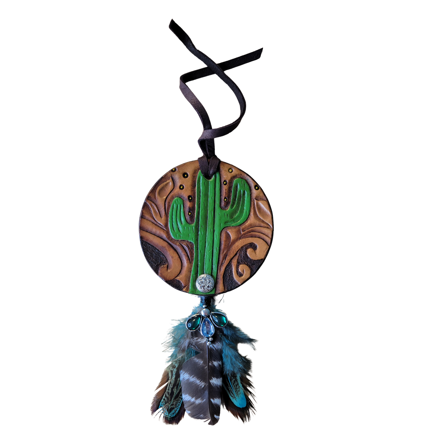 Leather Rear-view Mirror or Saddle Charms